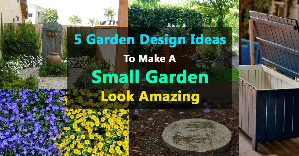 5 Garden Design Ideas To Make A Small Garden Look Amazing | Balcony