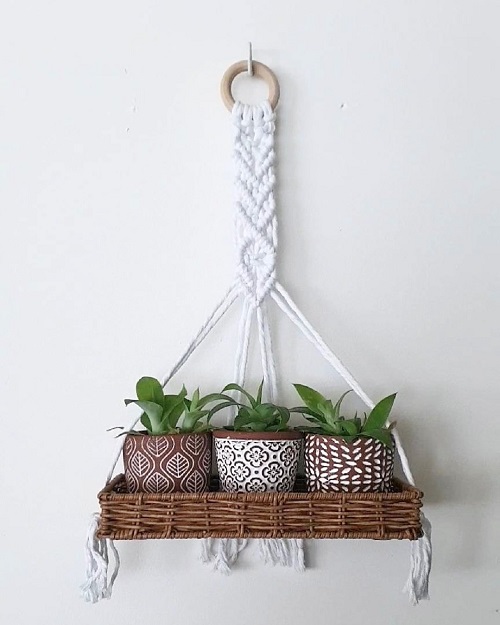 Macrame Hanging Shelf