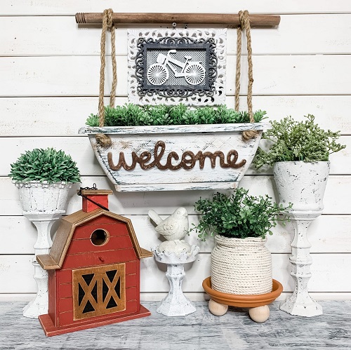 Hanging Planter as Containers with Handles 