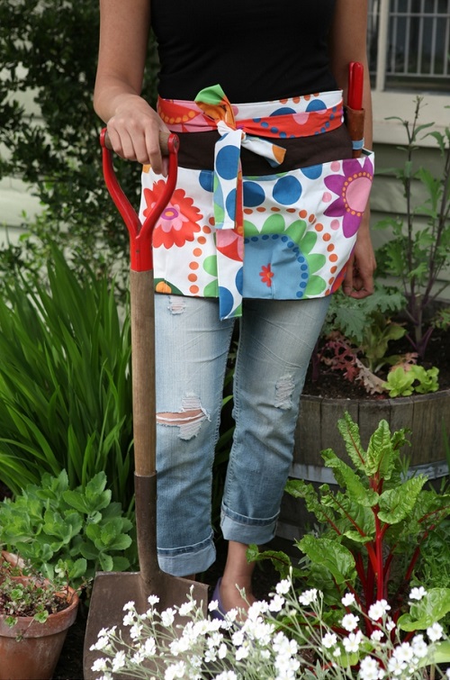 DIY Gardening Apron Ideas 22