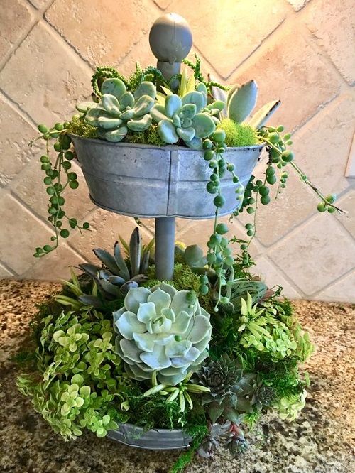 Succulent Tower Ideas 3