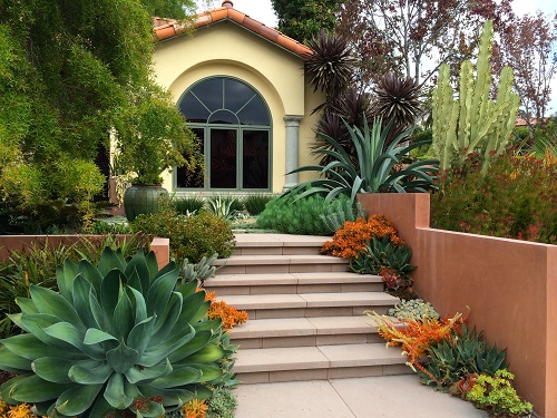 Succulent on the Entrance Ideas 12