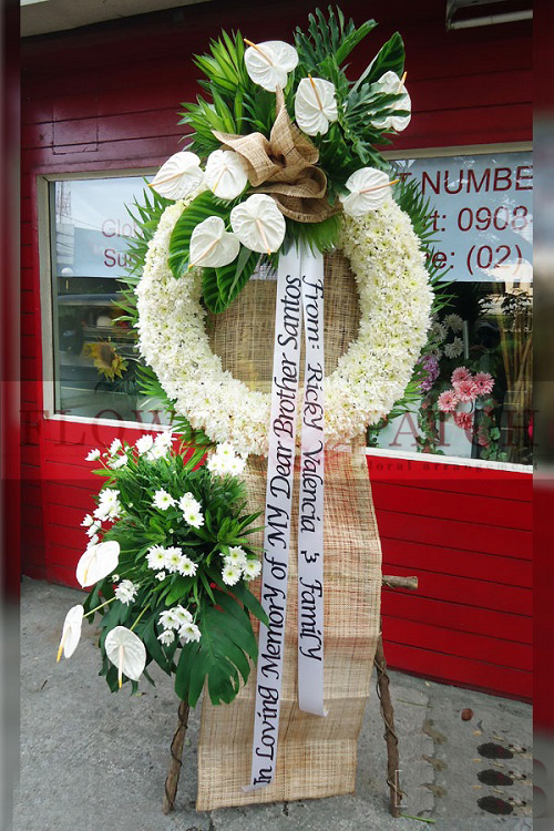 White Flowers for Funerals 