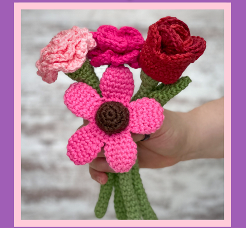 Crochet Flower Bouquet 40