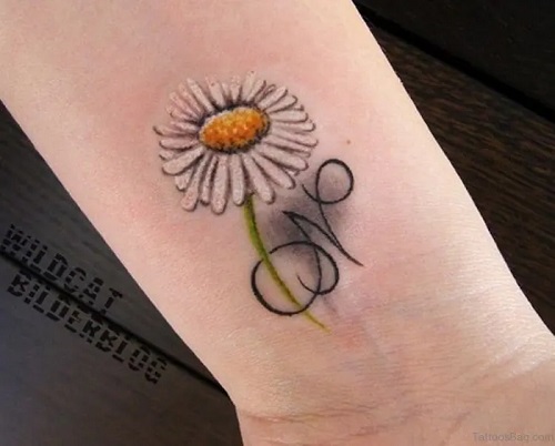 Daisy Tattoo Ideas 11