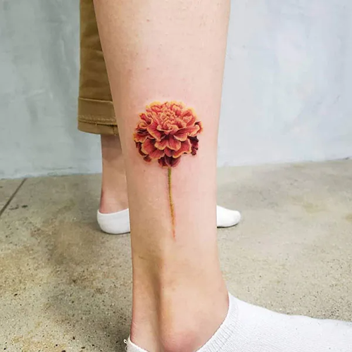 October Birth Flower Tattoo 30