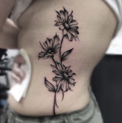 Daisy Tattoo Ideas 5