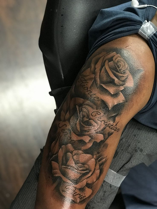 rose tattoos for men 5