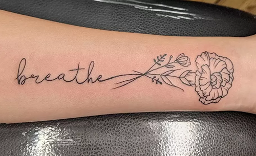 October Birth Flower Tattoo 7