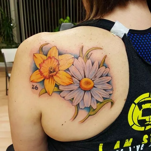 Daisy Tattoo Ideas 30