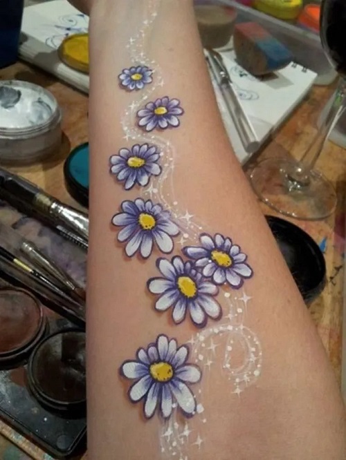 Daisy Tattoo Ideas 17