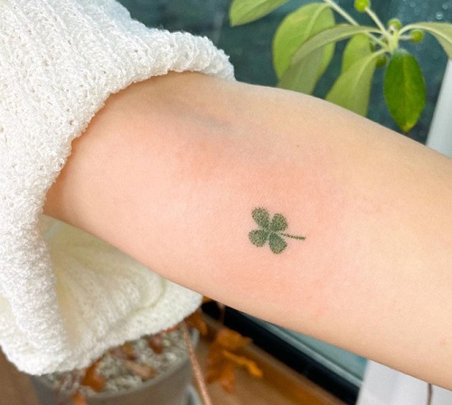 Four Leaf Clover Tattoo 9