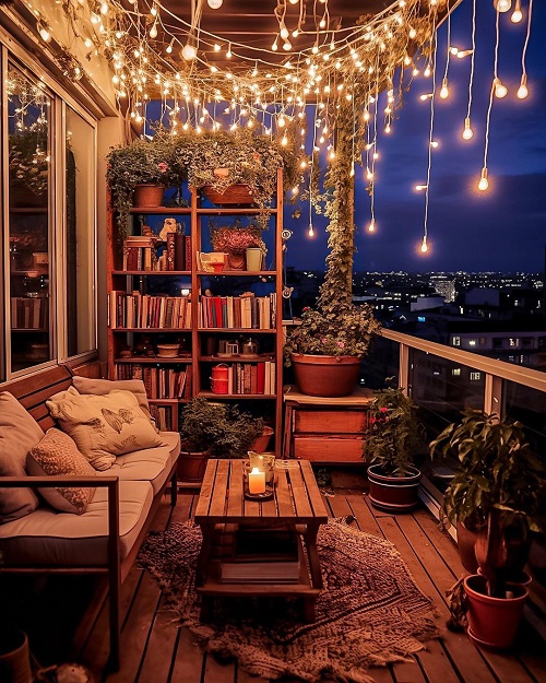 Balcony Lighting Ideas 7