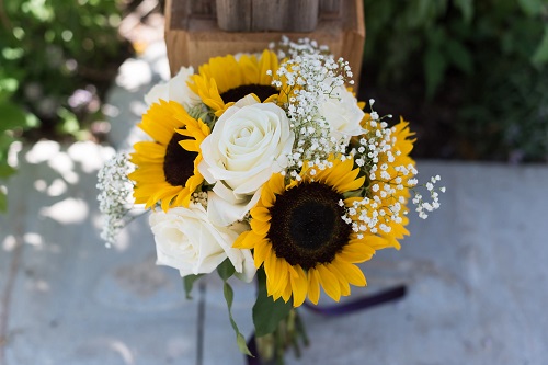 Sunflower and Rose Bouquet 3