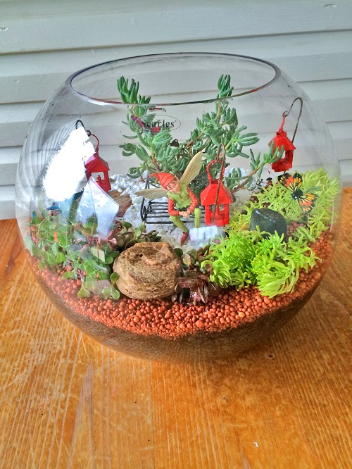 DIY Tabletop Indoor Fairy Garden 13