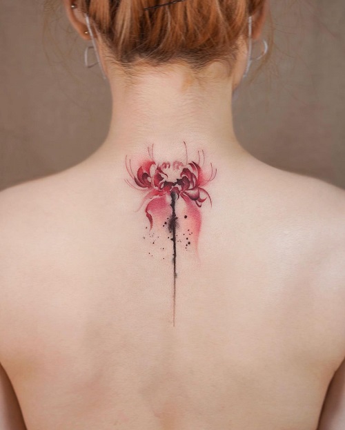 Spider Lily Tattoo 11