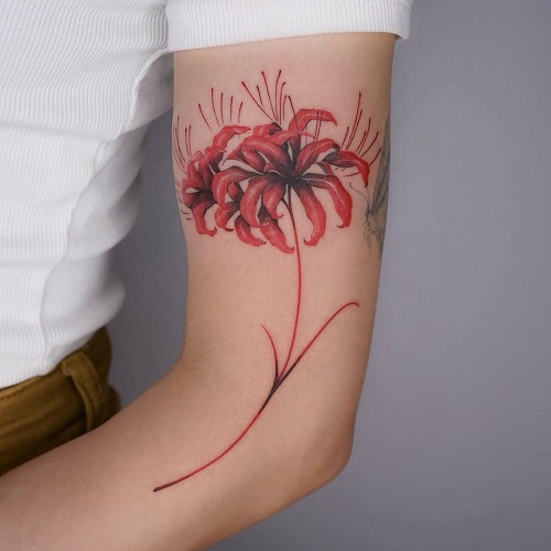 Spider Lily Tattoo 13