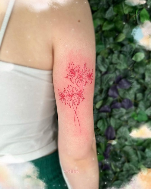 Spider Lily Tattoo 21