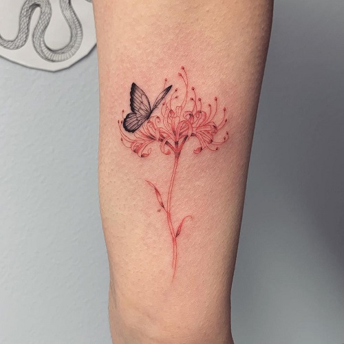 Spider Lily Tattoo 3