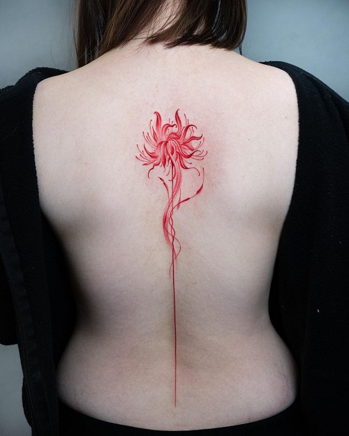 Spider Lily Tattoo 5