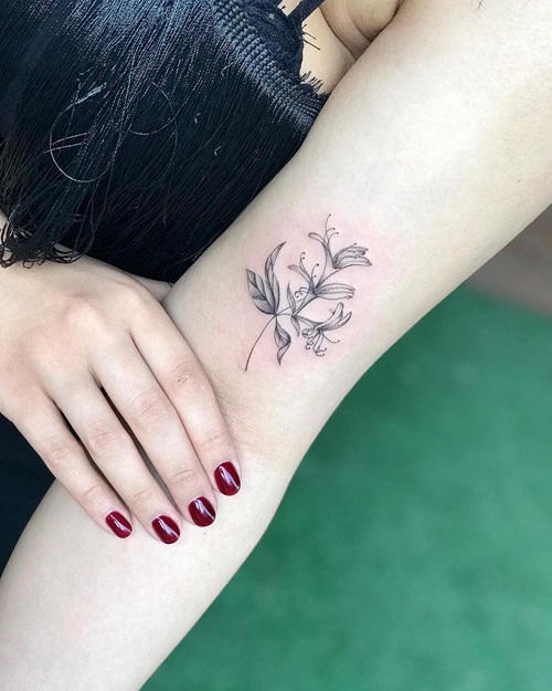 Honeysuckle Tattoo 5