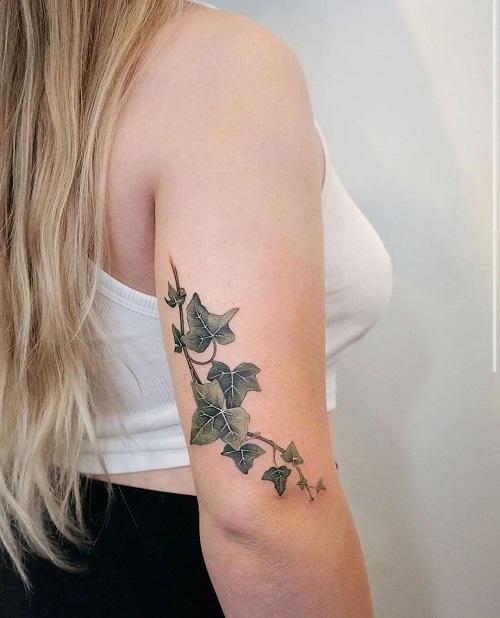 poison ivy tattoo 19