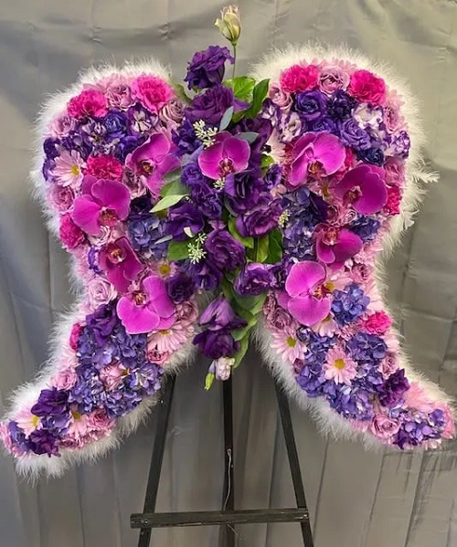 Pink and Purple Wing Arrangement 12