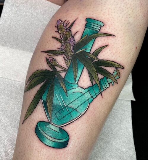 Canna Tattoo Ideas 21