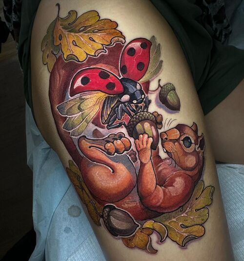 Ladybug Tattoo 21