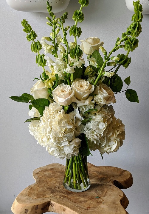 White Roses and Hydrangeas 3