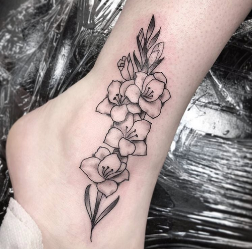 March Birth Flower Tattoo 5