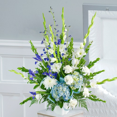 Blue and White Bouquet Idea 7