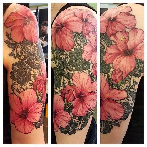  Tropical Flower Tattoo Ideas 33