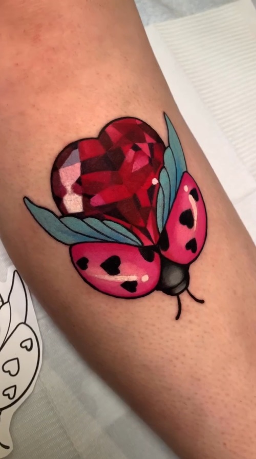 Ladybug Tattoo 5