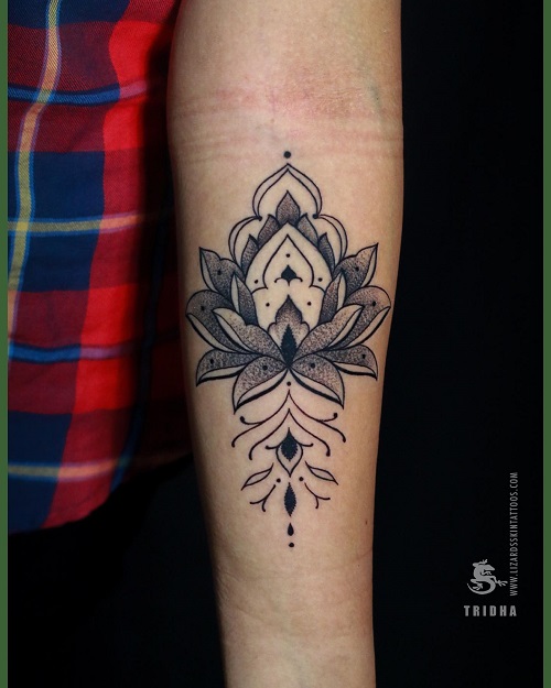 Spiritual Tattoos Related to Plants 1