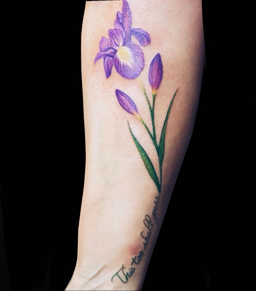 No Rain No Flowers Tattoo 25