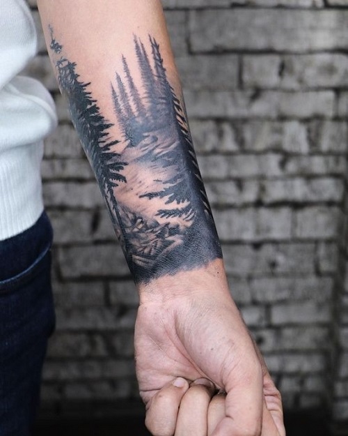 Spiritual Tattoos Related to Plants 21