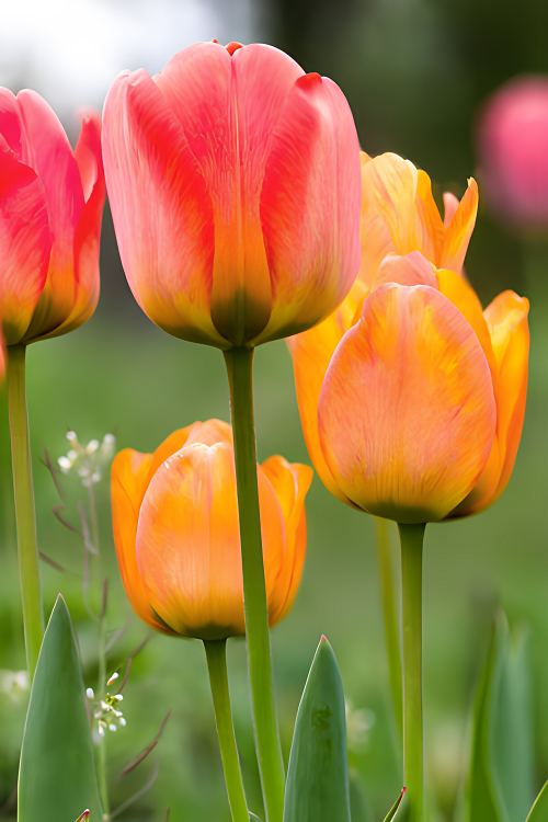 'Peach Melba' Tulip peach 