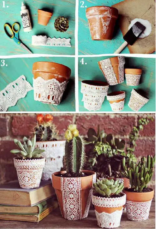 DIY Laced Pot