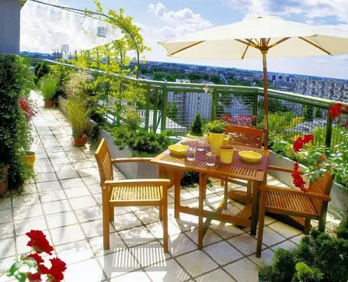 Tiles Paving for Open Balconies