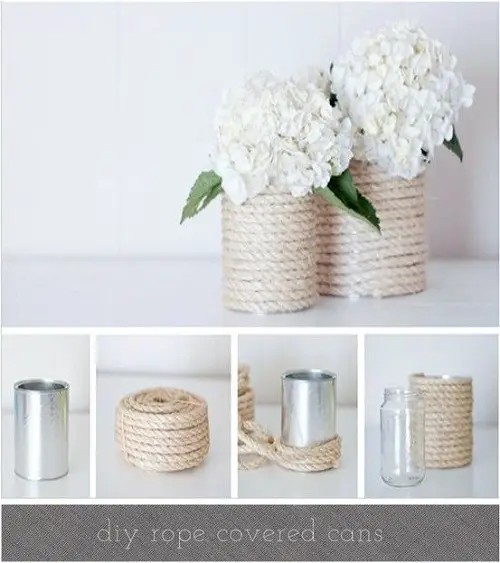 Roped Pot for garden