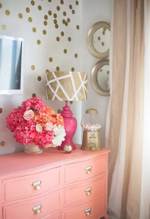 DIY Color Block Lampshade