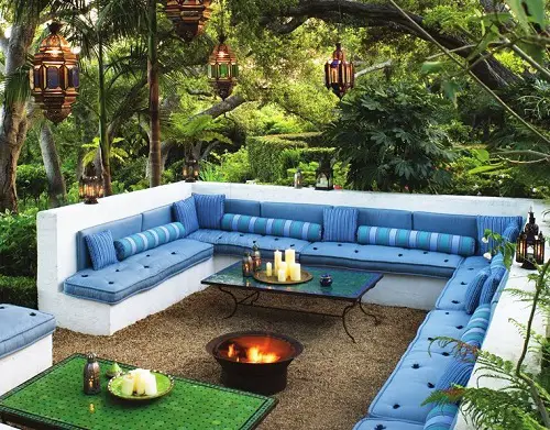 Contemporary Garden Design Ideas Install Built-in Benches