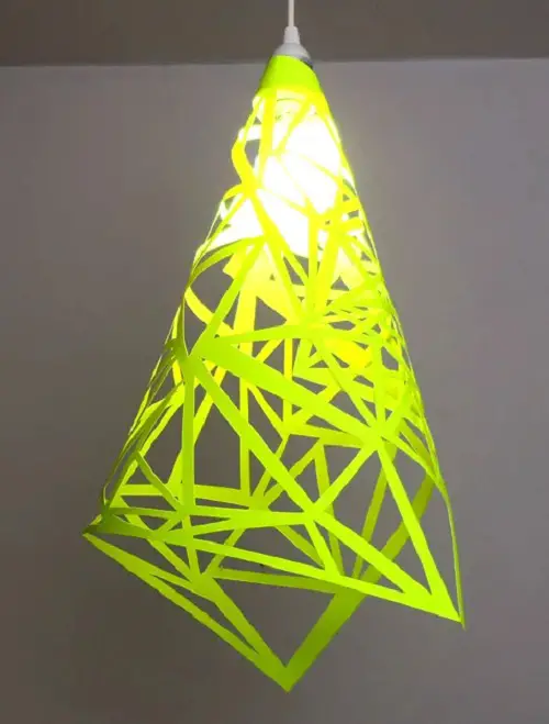Geometric Paper Lampshade