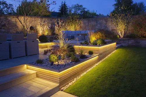 Contemporary Garden Design Ideas Light it Up!