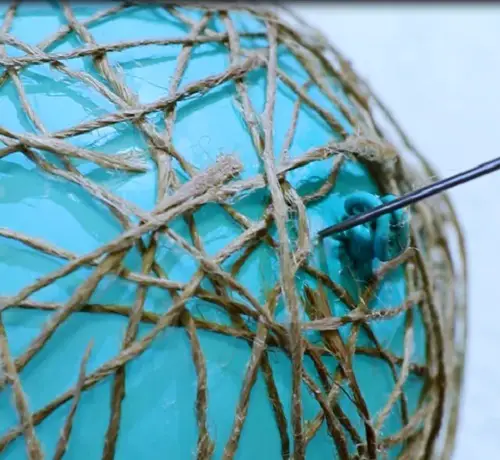  Make a Lamp Shade of Twigs step by step