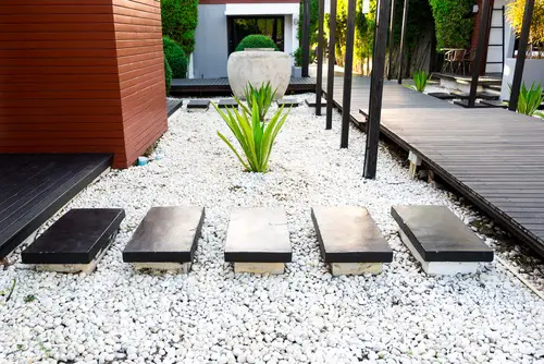 Contemporary Garden Design Ideas Add an Urban Stone Landscaping
