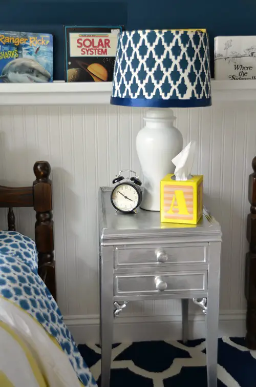 DIY Lamp Shades Elegant Stencil Lampshade