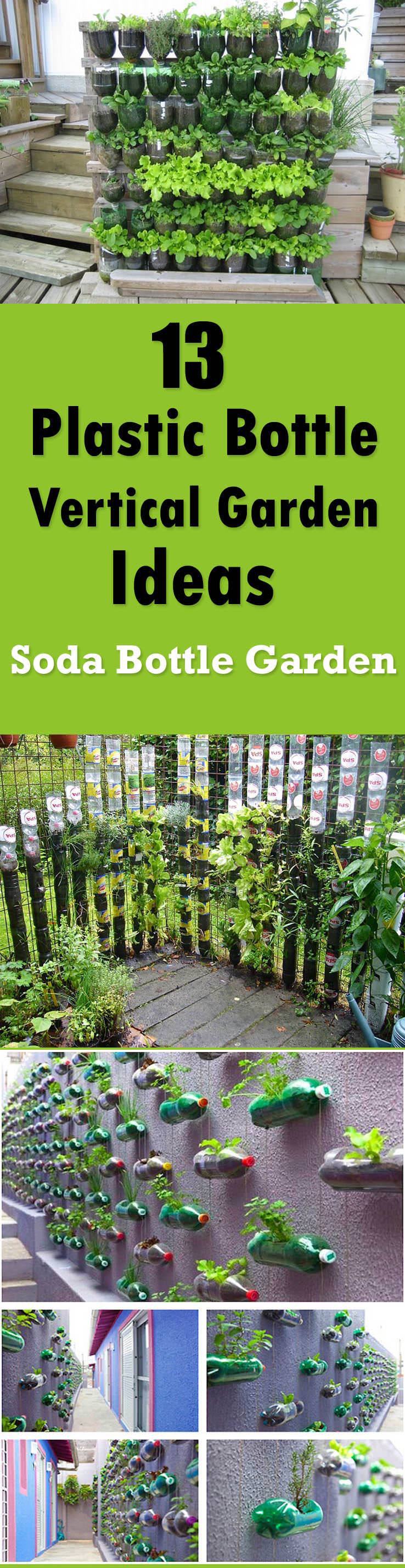 13 Plastic Bottle Vertical Garden Ideas Soda Bottle Garden Balcony