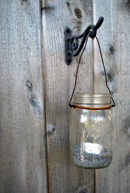 Mason Jar Garden Lantern